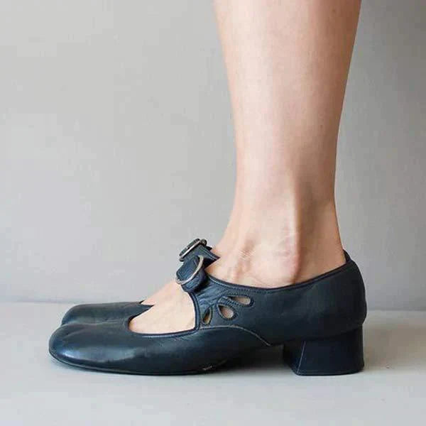 Lina™ - Stilvolle orthopädische Ledersandalen