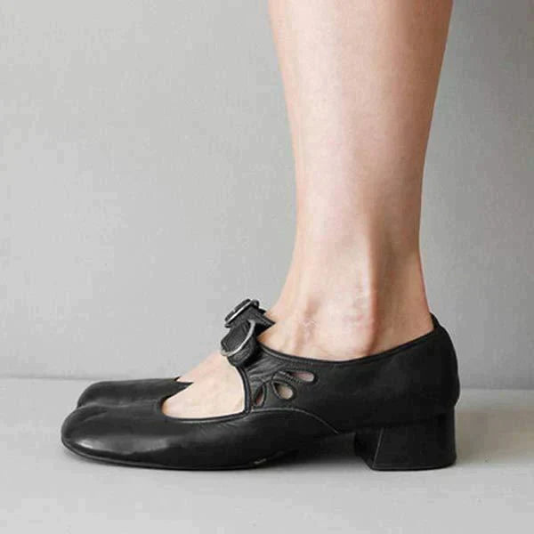 Lina™ - Stilvolle orthopädische Ledersandalen