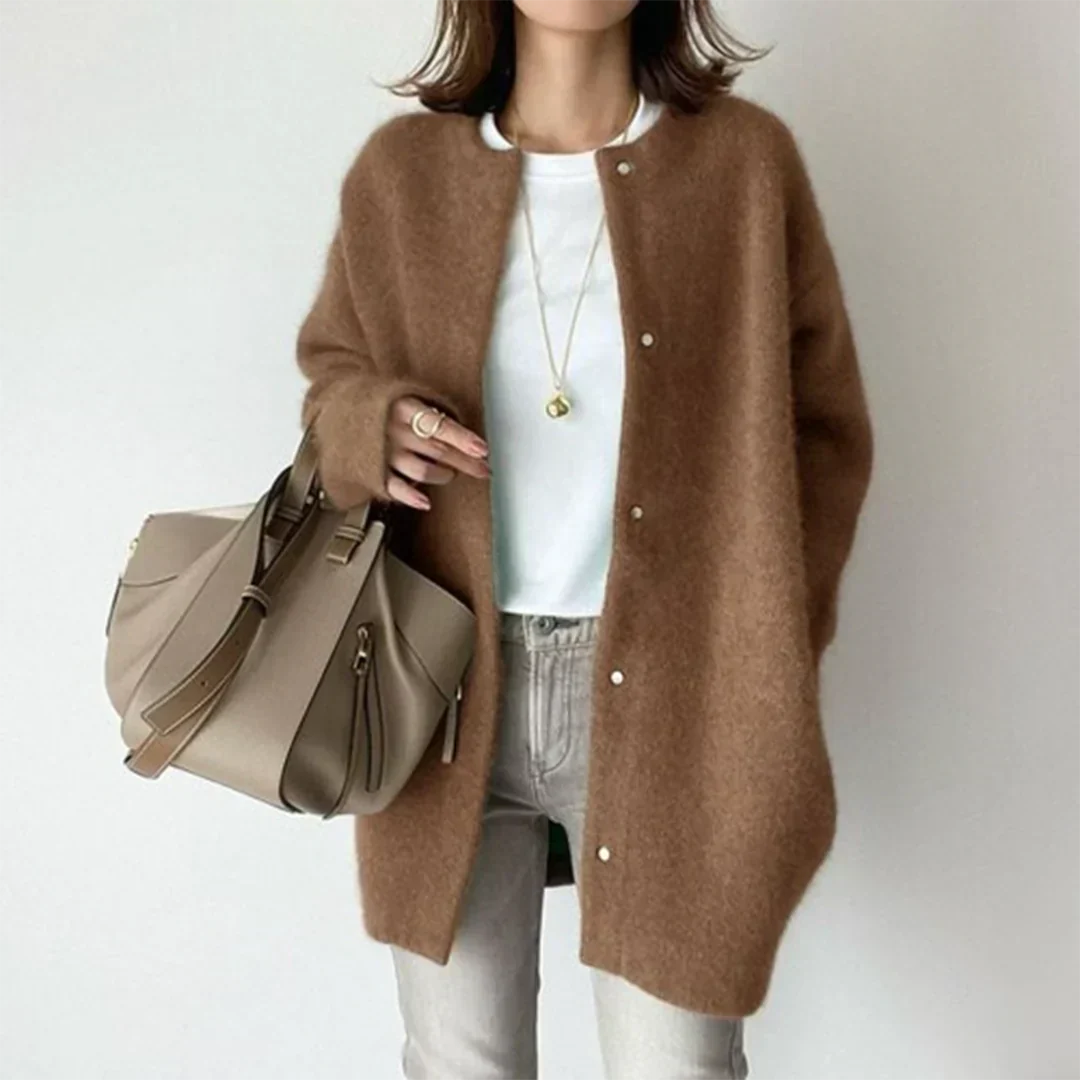 Adele | Eleganter Kaschmir-Strick-Cardigan