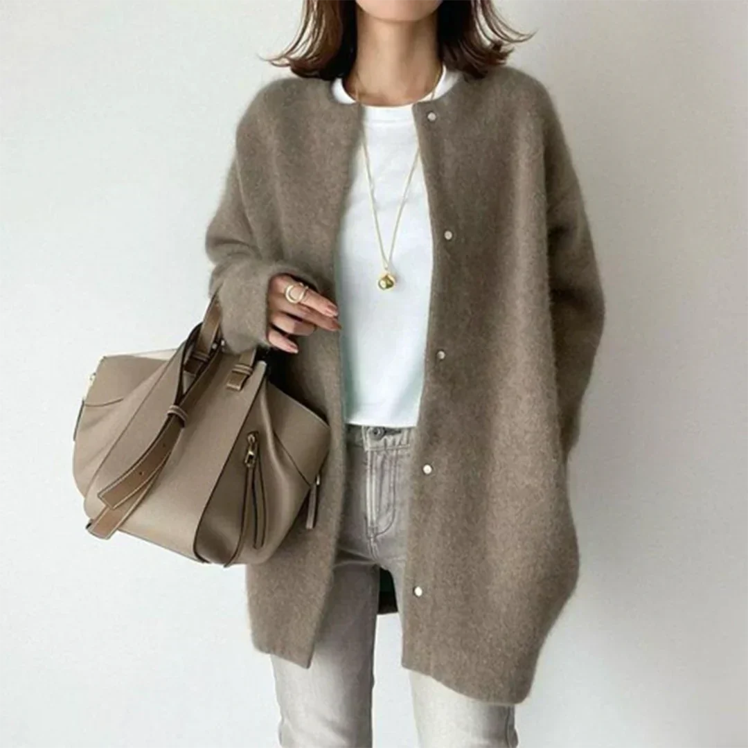 Adele | Eleganter Kaschmir-Strick-Cardigan