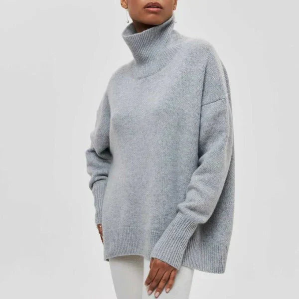 Amandine | Suéter Oversized de Gola Alta