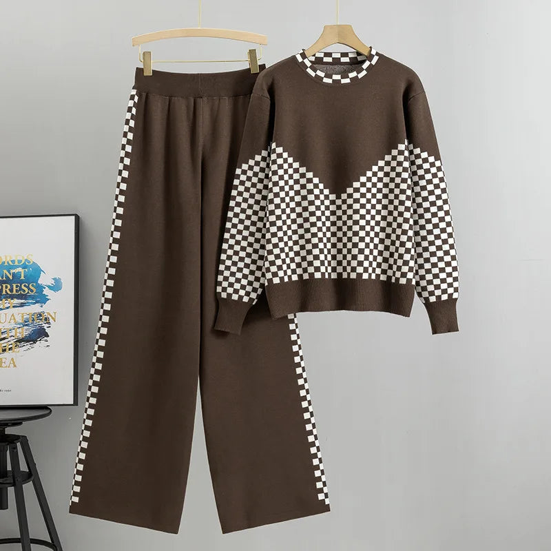 Avery™ - Pyjama-Lounge-Set mit Strickpullover
