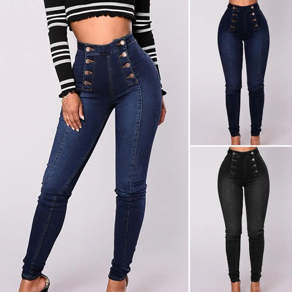 Riley™ - Jeans skinny de cintura alta estiloso