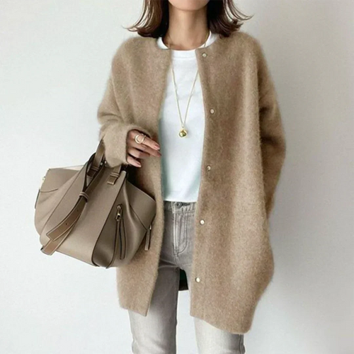 Adele | Eleganter Kaschmir-Strick-Cardigan