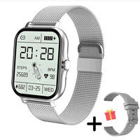 Silver (+ FREE extra watch strap)