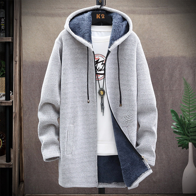 Gabriel | Lange Strickjacke mit Kapuze