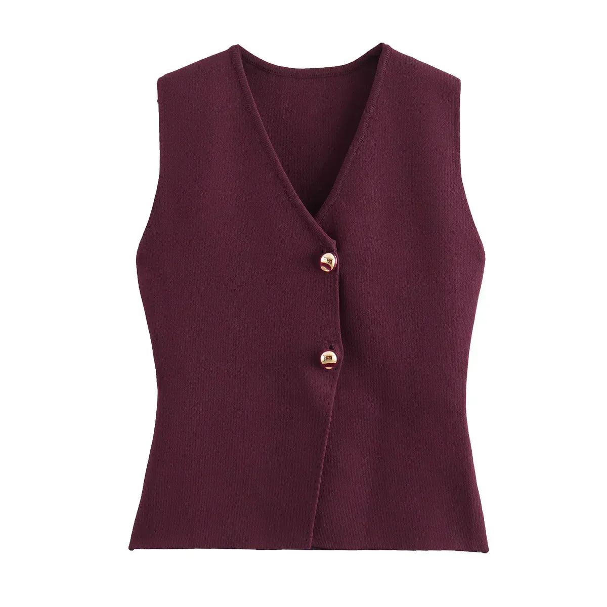Peyton™ - Conjunto elegante de colete e saia de malha de 2 peças