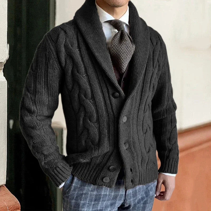 Liam™ - Cardigan de malha supermacio