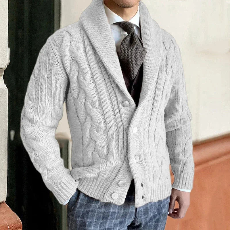 Liam™ - Cardigan de malha supermacio