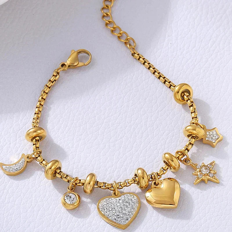 Zoe™ - Elegantes Liebes-Charm-Armband