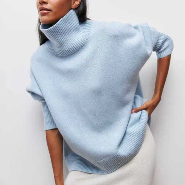 Amandine | Suéter Oversized de Gola Alta