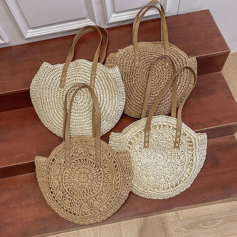 Hannah™ - Multifunktionale Strohhandtasche