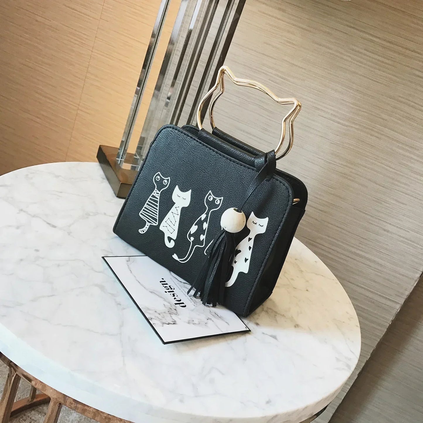 Layla™ - Bolsa de mão estilosa e fofa para gatinhos