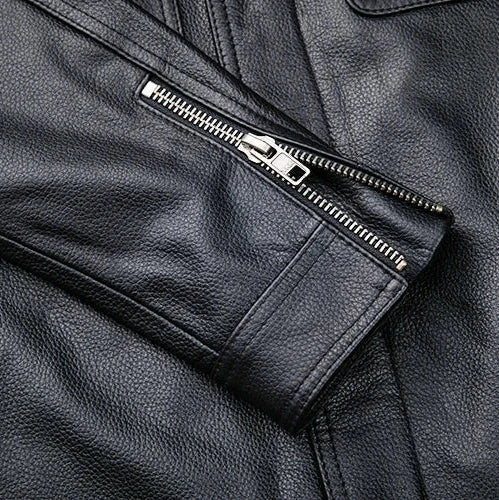 Hunter™ - Jaqueta de couro vegana vintage