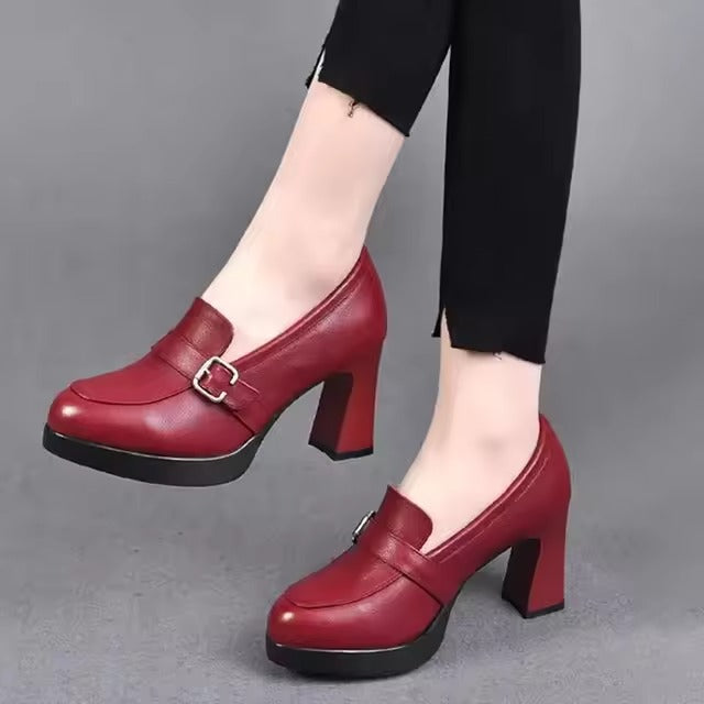 Avery™ - Salto Alto Ortopédico Elegante