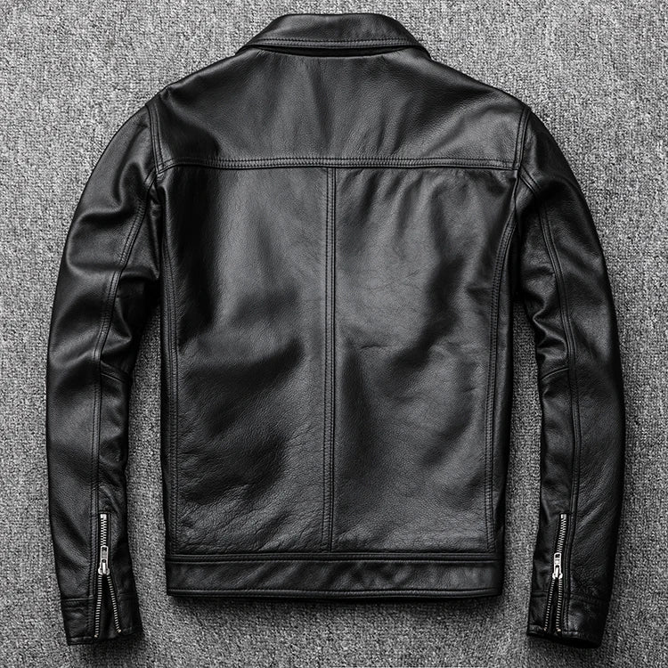 Hunter™ - Jaqueta de couro vegana vintage