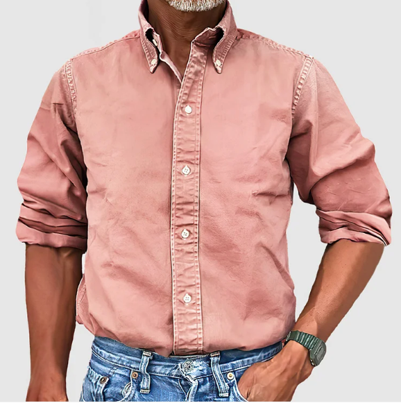 Aron | Camisa clássica de manga comprida