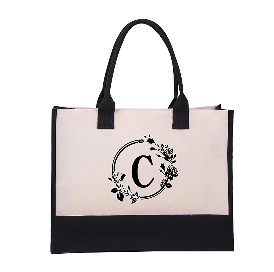 Harper™ - Personalisierte Tragetasche mit Buchstaben