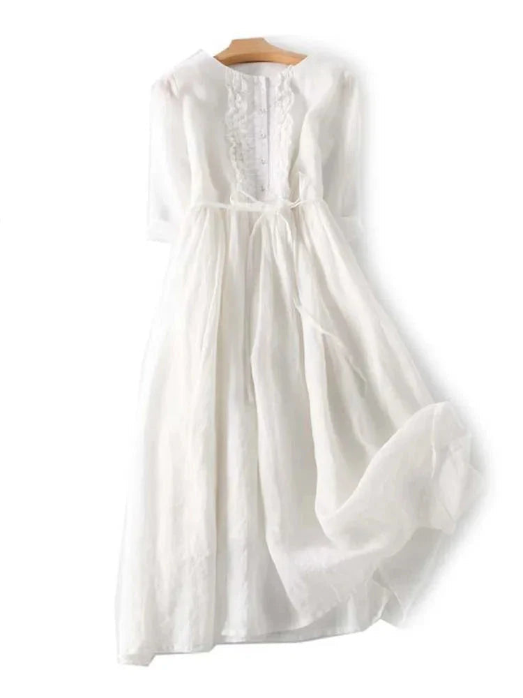 Abigail™ - Vestido Vintage Clássico