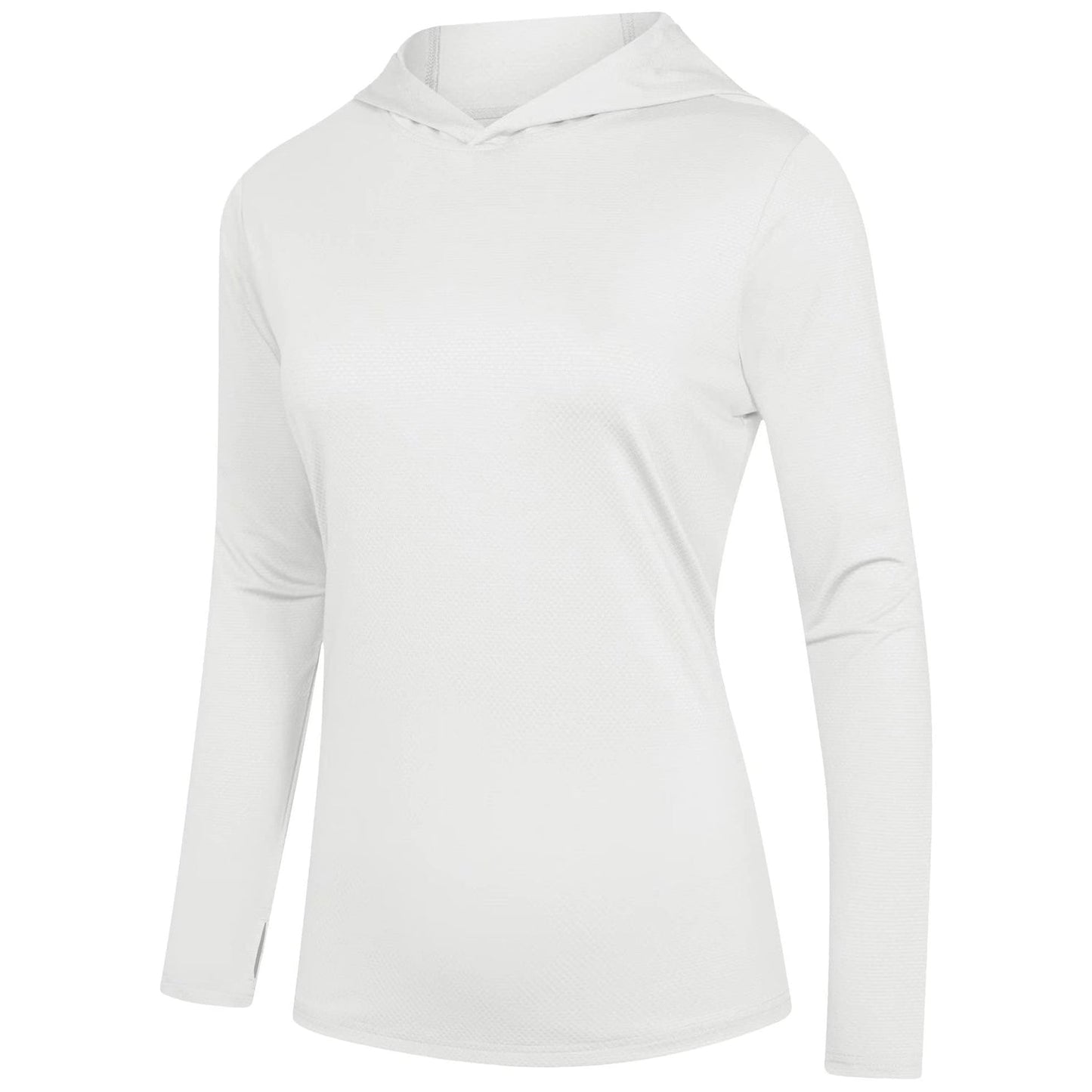 Women's Mint Hoodie Shirts UPF 50+ Sun Protection Long Sleeve UV Shirt Fishing Hiking Athletic Shirts with Thumb Hole