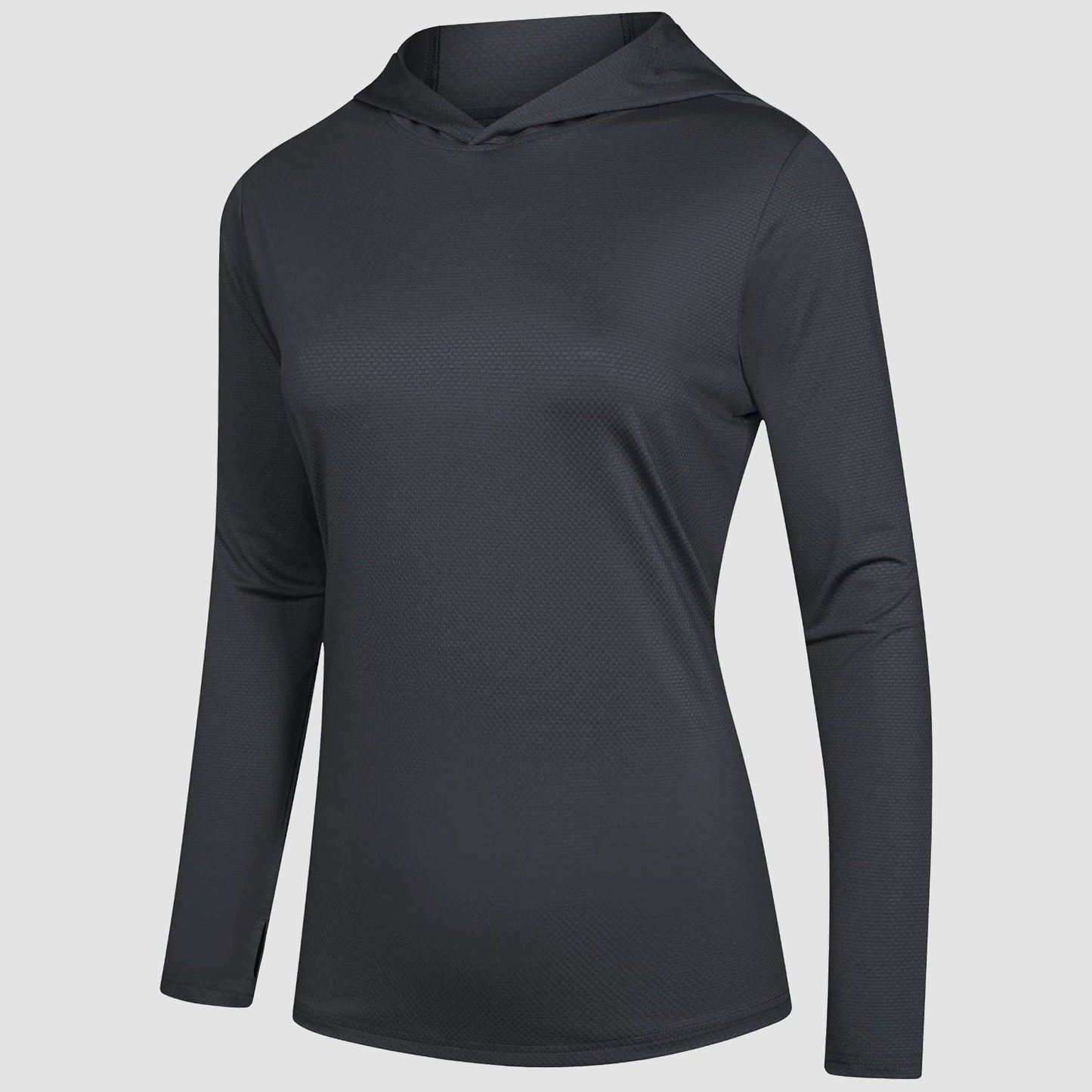 Women's Mint Hoodie Shirts UPF 50+ Sun Protection Long Sleeve UV Shirt Fishing Hiking Athletic Shirts with Thumb Hole