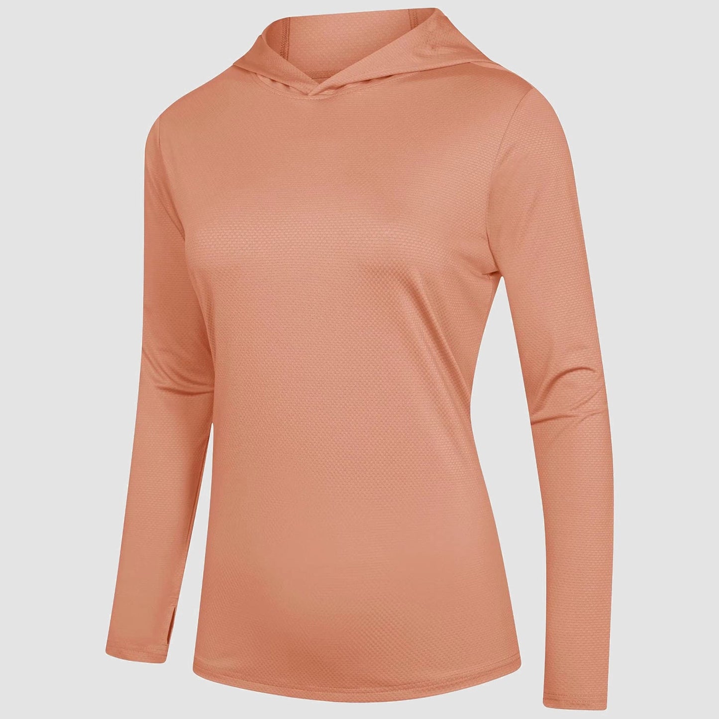 Women's Mint Hoodie Shirts UPF 50+ Sun Protection Long Sleeve UV Shirt Fishing Hiking Athletic Shirts with Thumb Hole