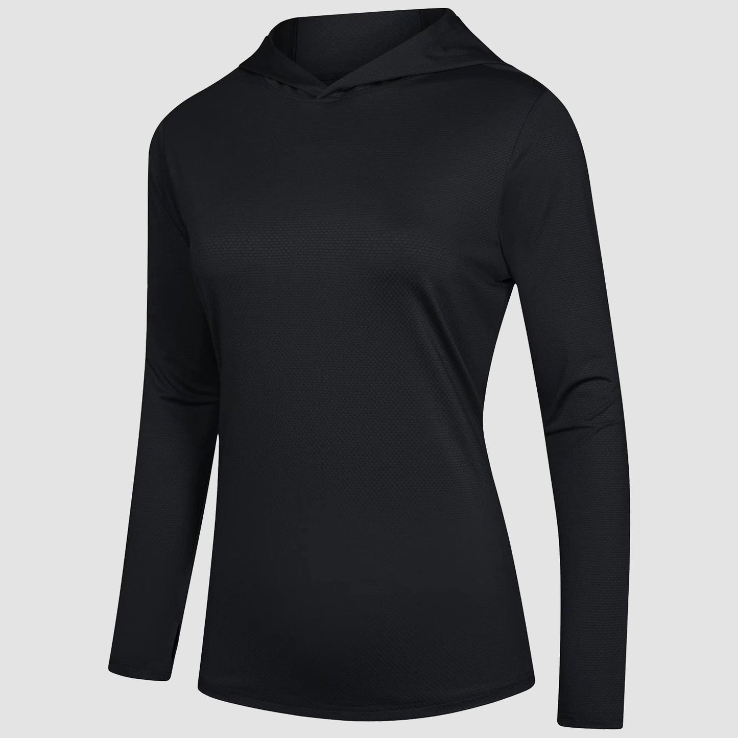 Women's Mint Hoodie Shirts UPF 50+ Sun Protection Long Sleeve UV Shirt Fishing Hiking Athletic Shirts with Thumb Hole