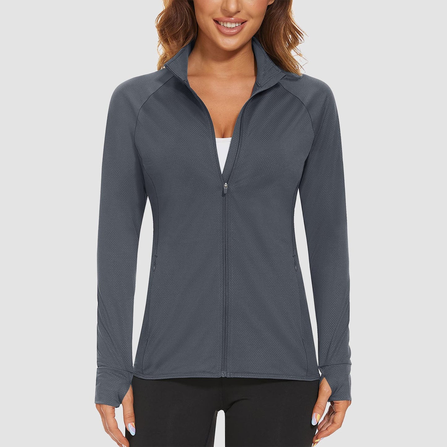 Women's Sun Protection Tennis Jacket Lightweight UPF50+ Long Sleeve Shirts