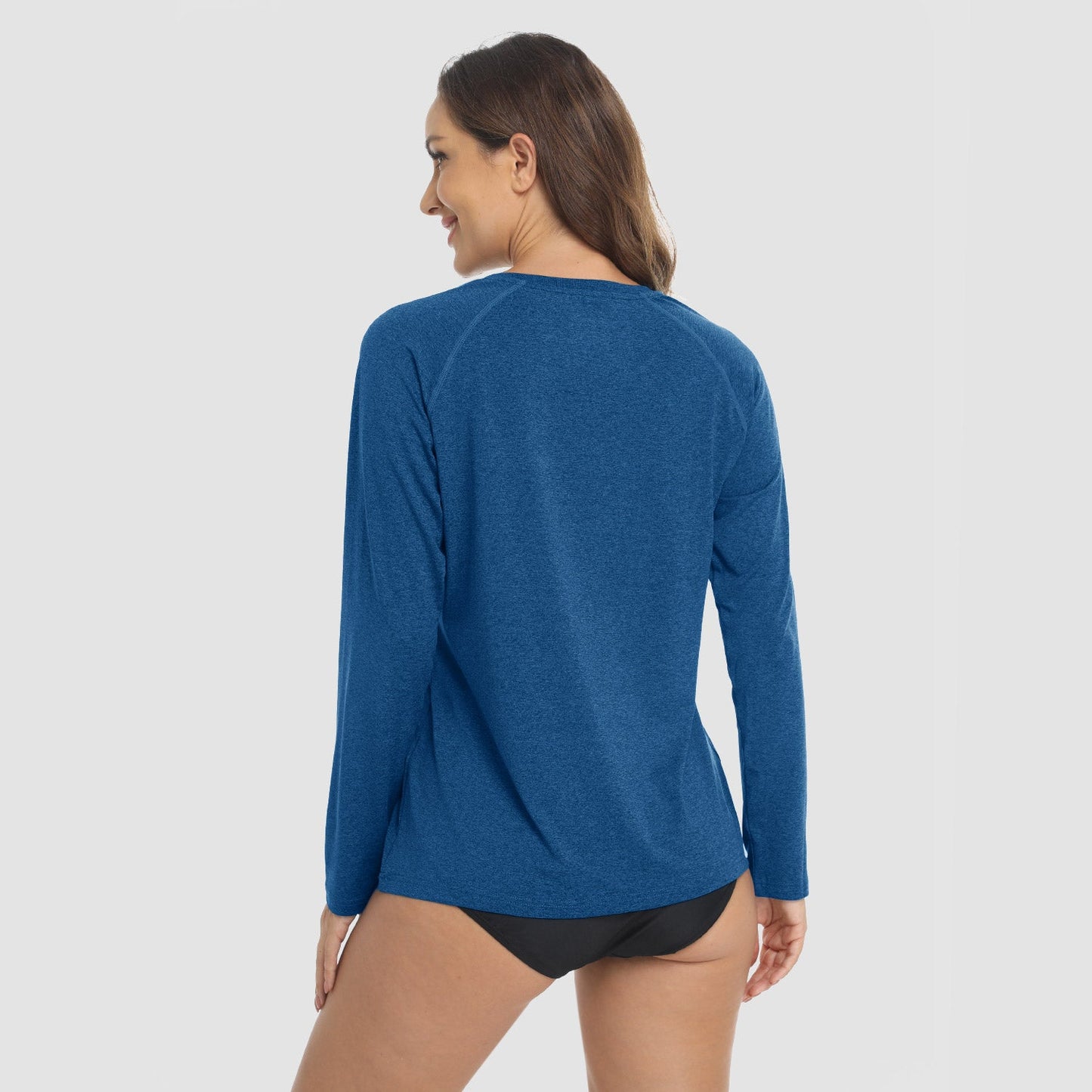 Camisas femininas com proteção solar FPS 50+, manga comprida, para caminhadas, pesca, treino, proteção contra erupções cutâneas