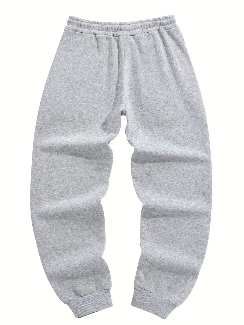 3pcs Men's Joggers - Solid Color, Drawstring Waist, Casual Athletic Sweatpants