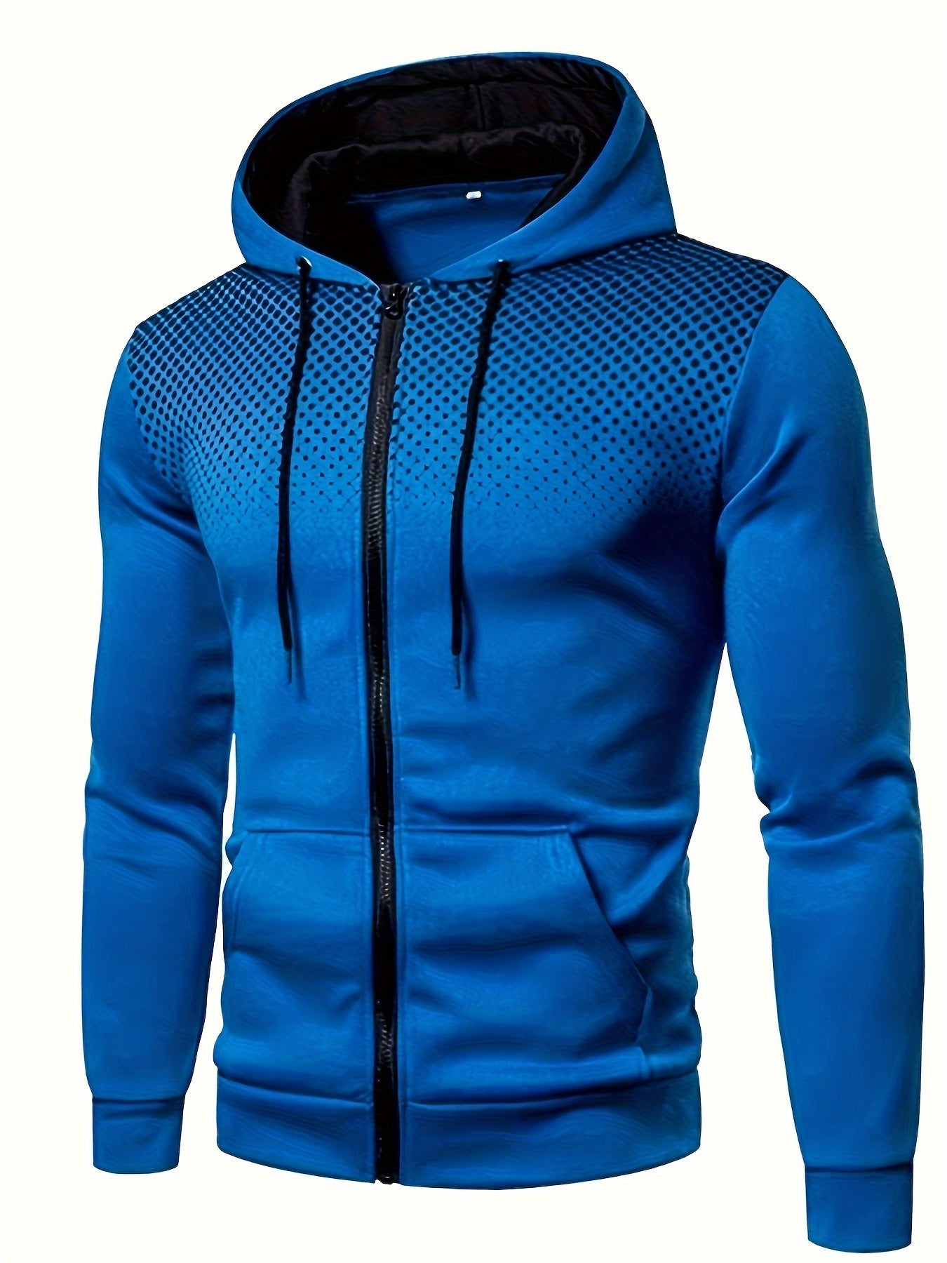 Men's Thermal Hoodie, Casual Pullover Sweatshirt, Fall/Winter Wear