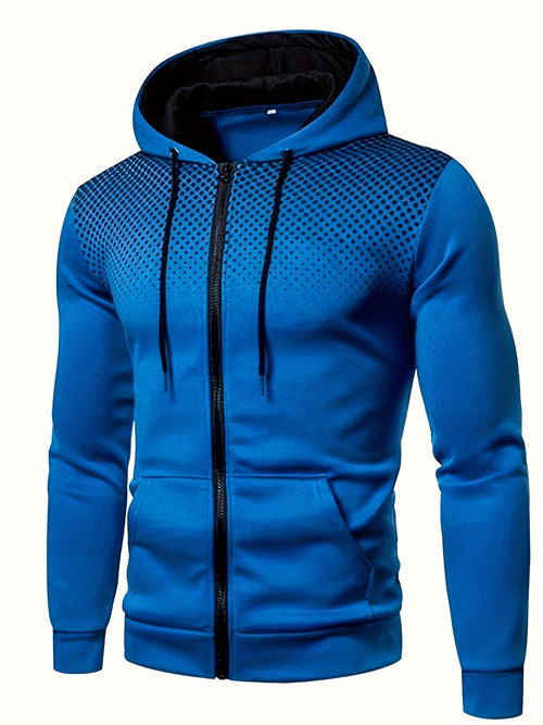 Men's Thermal Hoodie, Casual Pullover Sweatshirt, Fall/Winter Wear