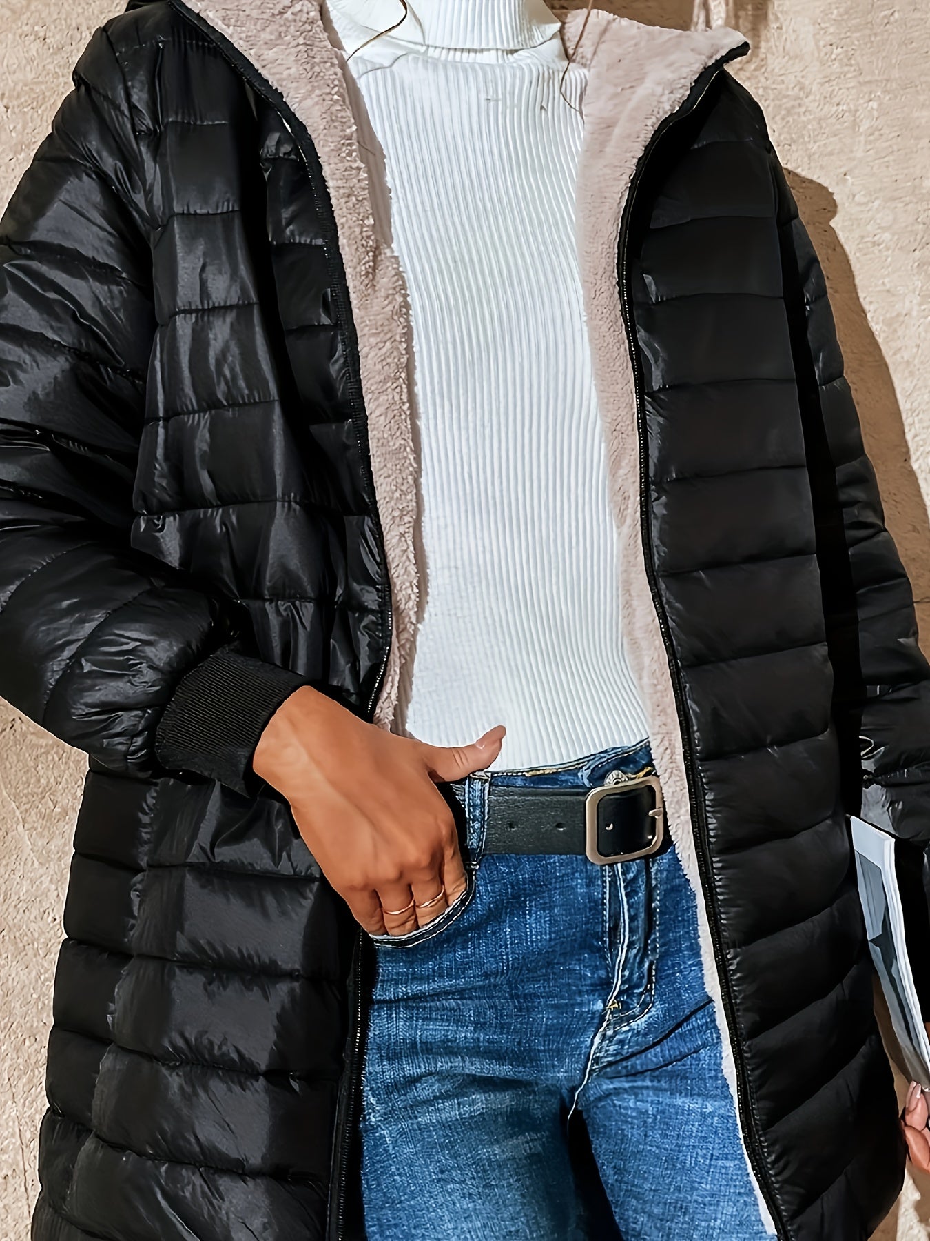 Amélie | Lässige lange Jacke