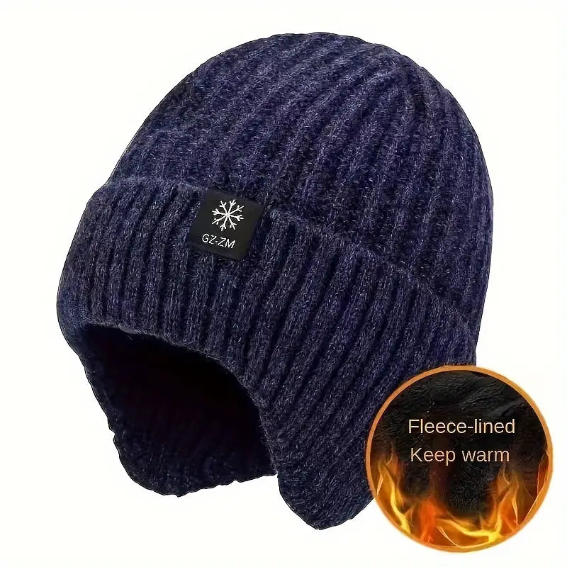 Eli™ - Thermo-Strickmütze mit Ohrenwärmern