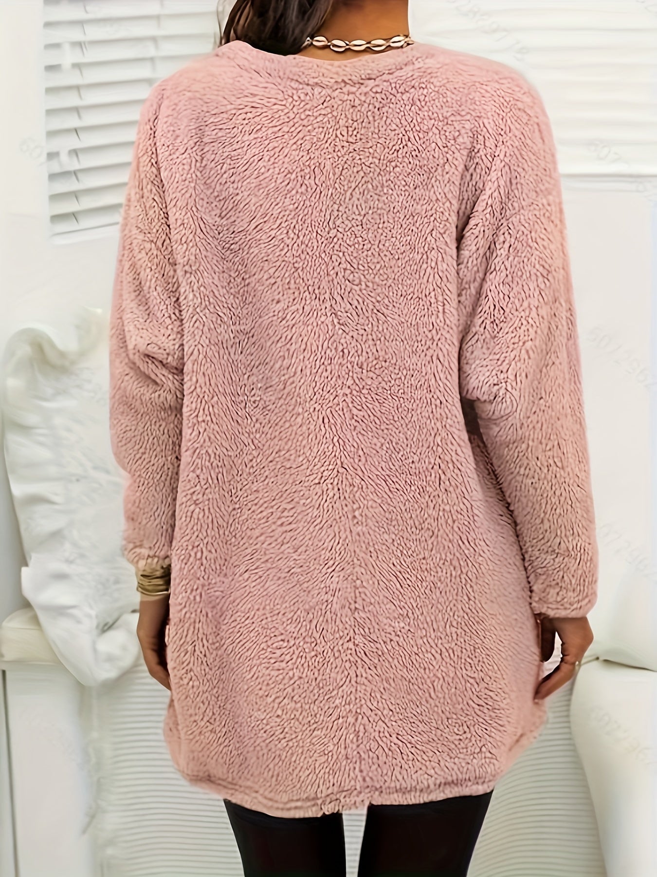 Yes I'm Cold Fleece Sweatshirt, Crew Neck, Long Sleeve, with Pockets