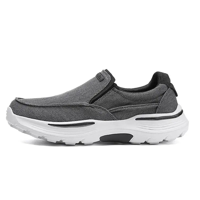 Atmungsaktive Slipper-Schuhe aus Canvas für Herren, bequeme Lauf-Sneaker