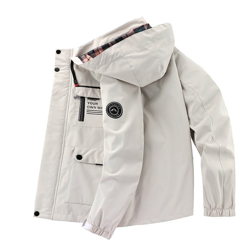 Logan™ – Bequeme, winddichte und wasserdichte Jacke mit mehreren Taschen