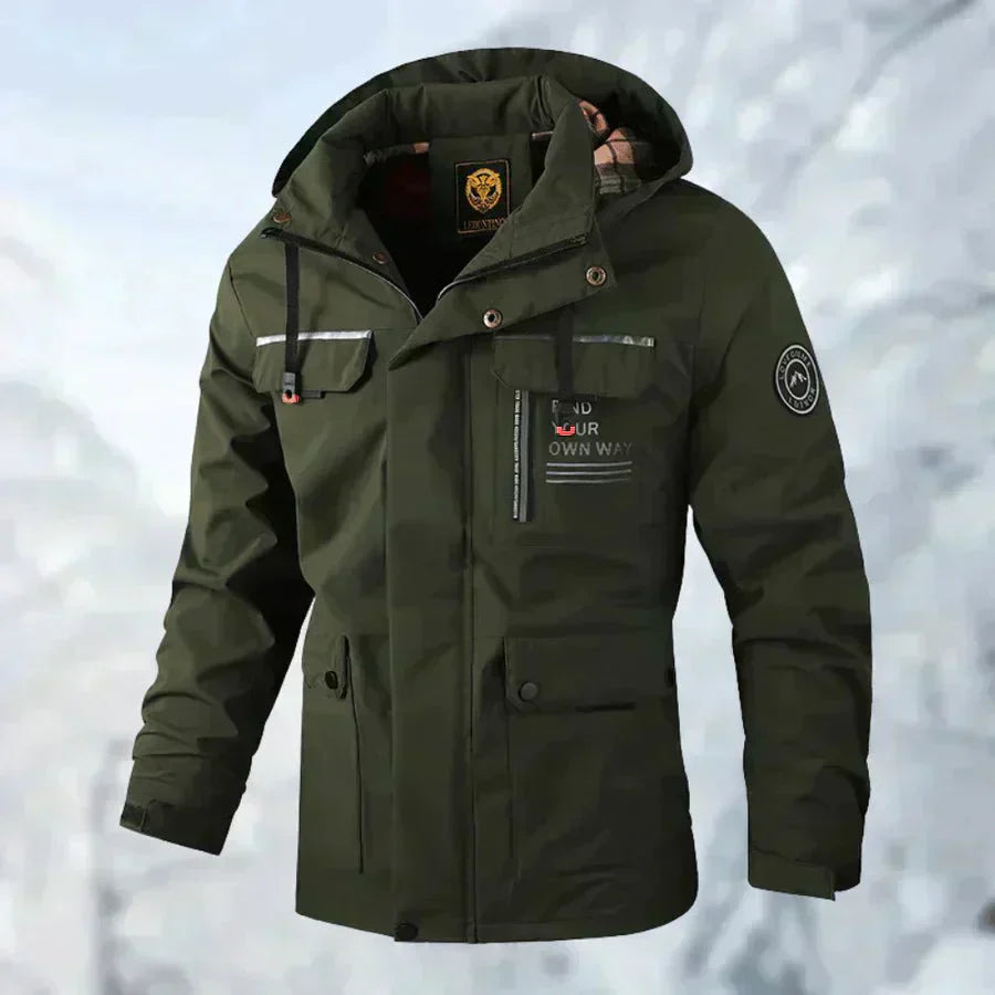 Logan™ – Bequeme, winddichte und wasserdichte Jacke mit mehreren Taschen