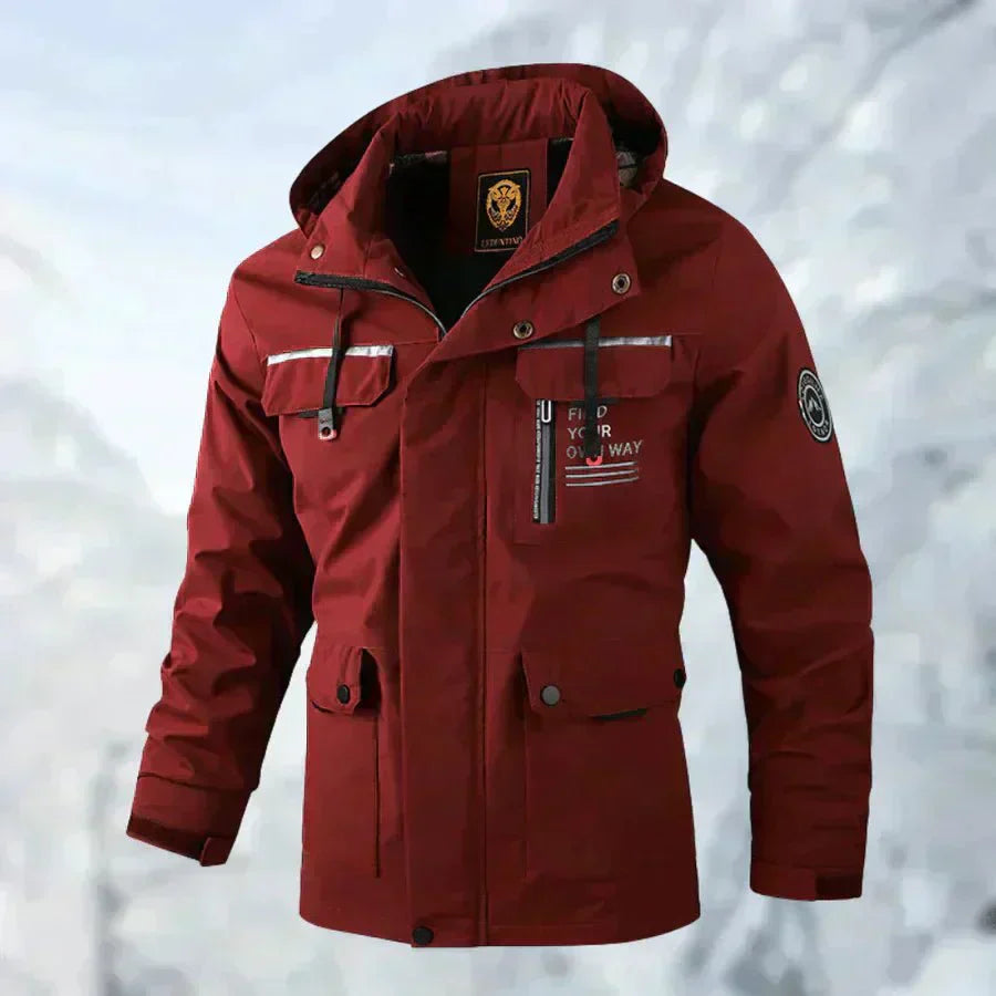 Logan™ – Bequeme, winddichte und wasserdichte Jacke mit mehreren Taschen