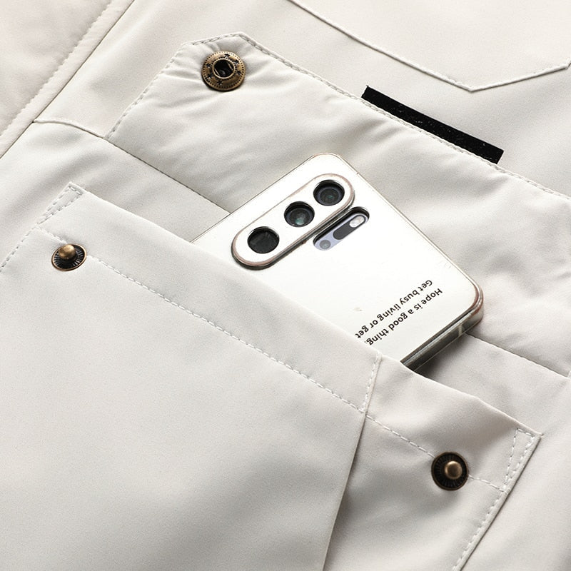 Logan™ – Bequeme, winddichte und wasserdichte Jacke mit mehreren Taschen