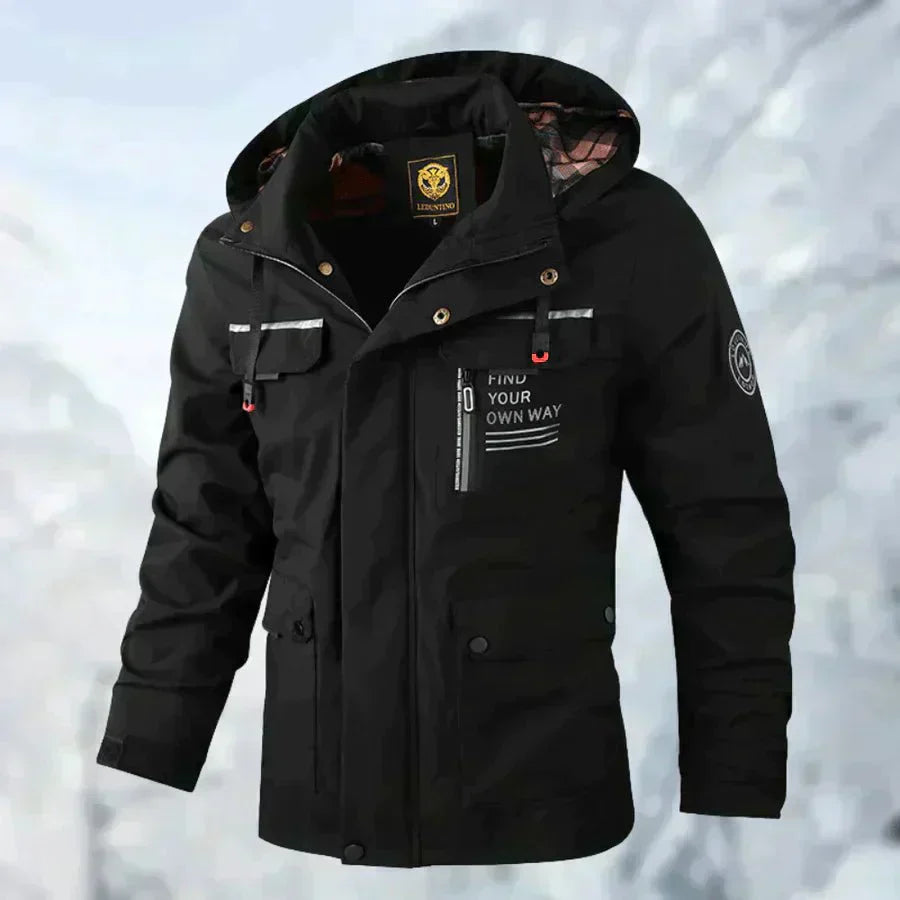 Logan™ – Bequeme, winddichte und wasserdichte Jacke mit mehreren Taschen