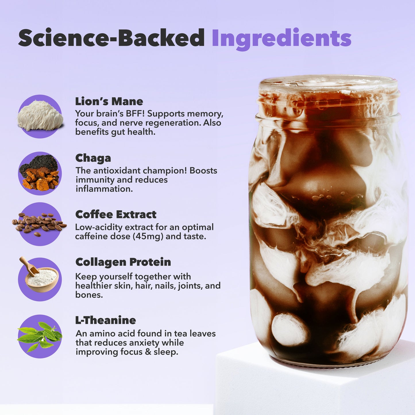 30 porções de café de cogumelo + kit inicial GRÁTIS