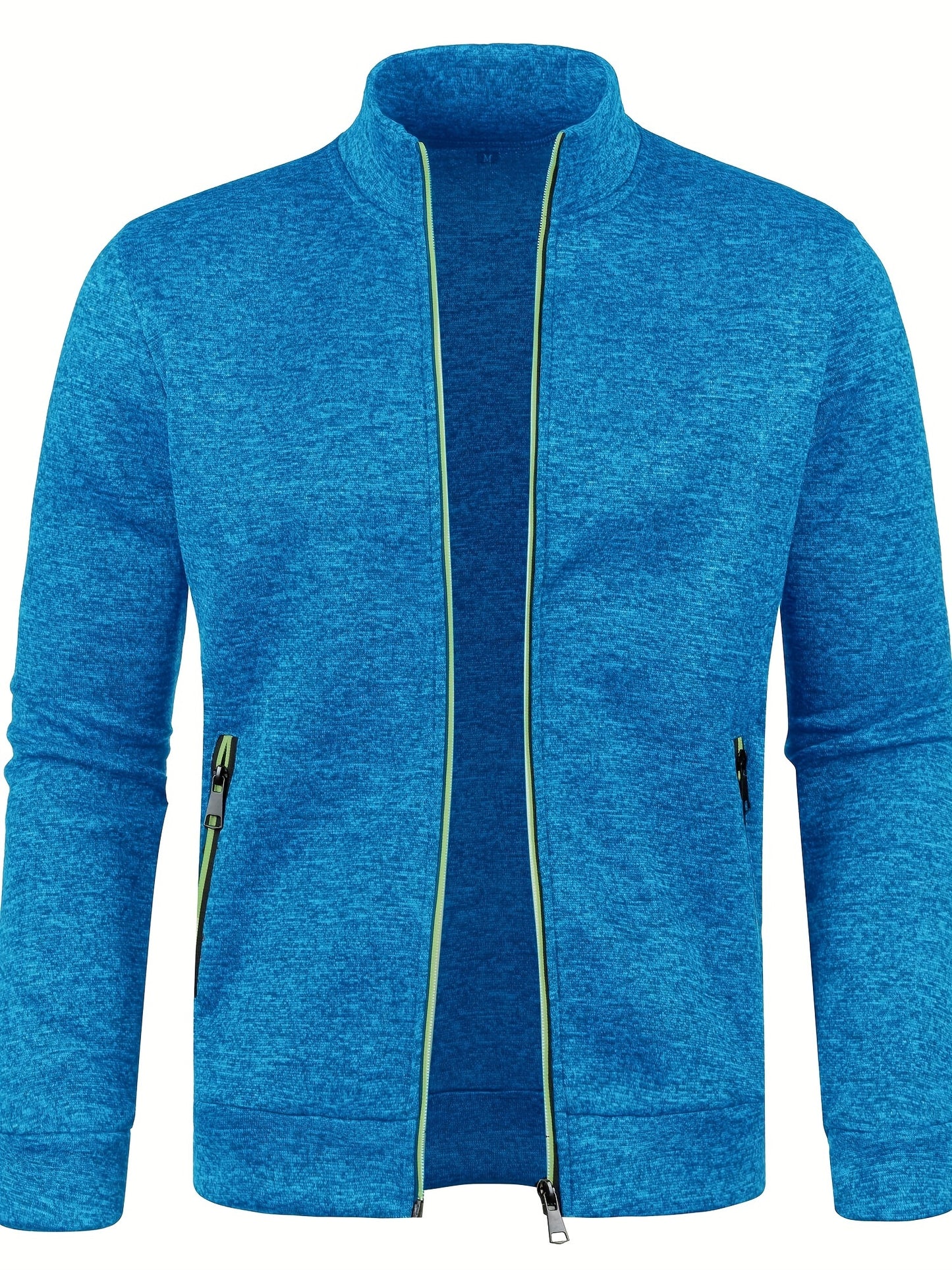 Herren-Cardigan mit Reißverschluss, lässiger Pullover für Herbst/Winter