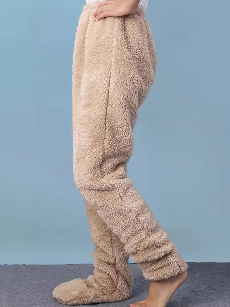 Amelia™ - Gemütliche, schlichte, dicke Plüschhose