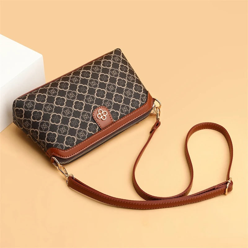 Amelia™ - Bolsa de Ombro Floral Premium