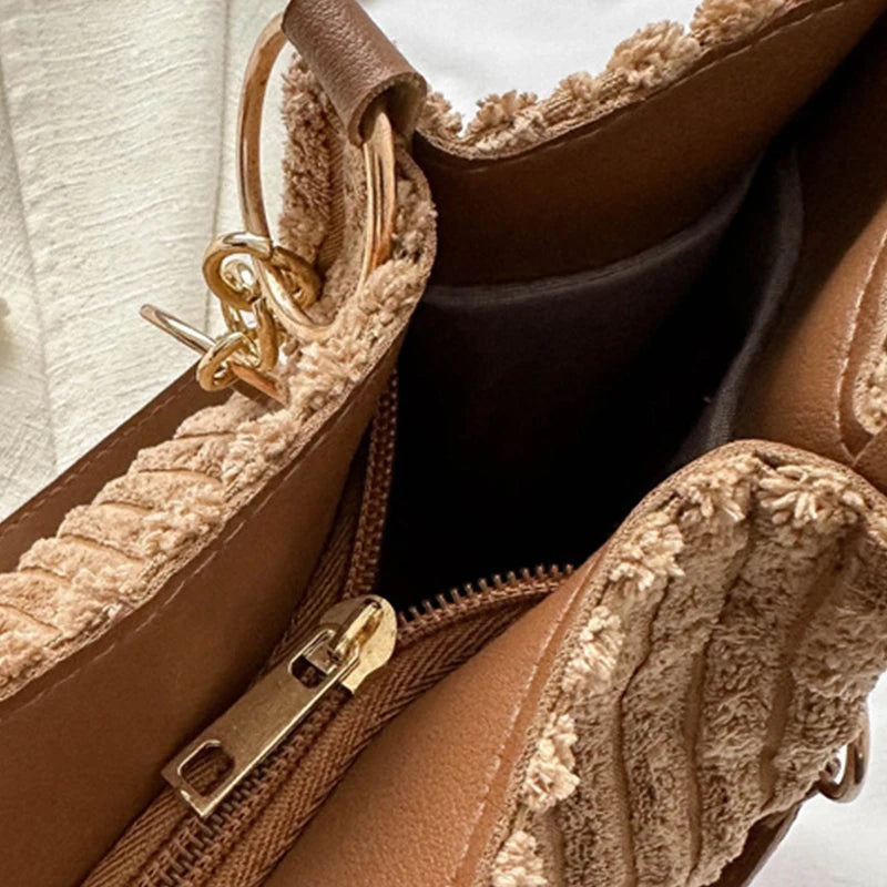 Layla™ - Bolsa elegante de veludo cotelê