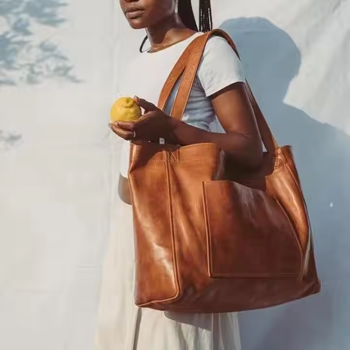 Amelia™ - Bolsa de Ombro Vintage em Couro