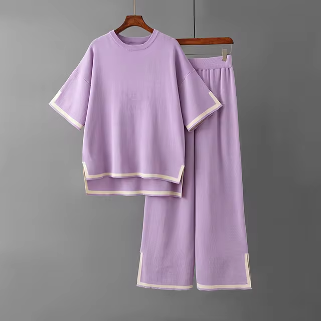 Charlotte™ – Elegantes Kurzarm-Co-Ord-Set aus Eisseide