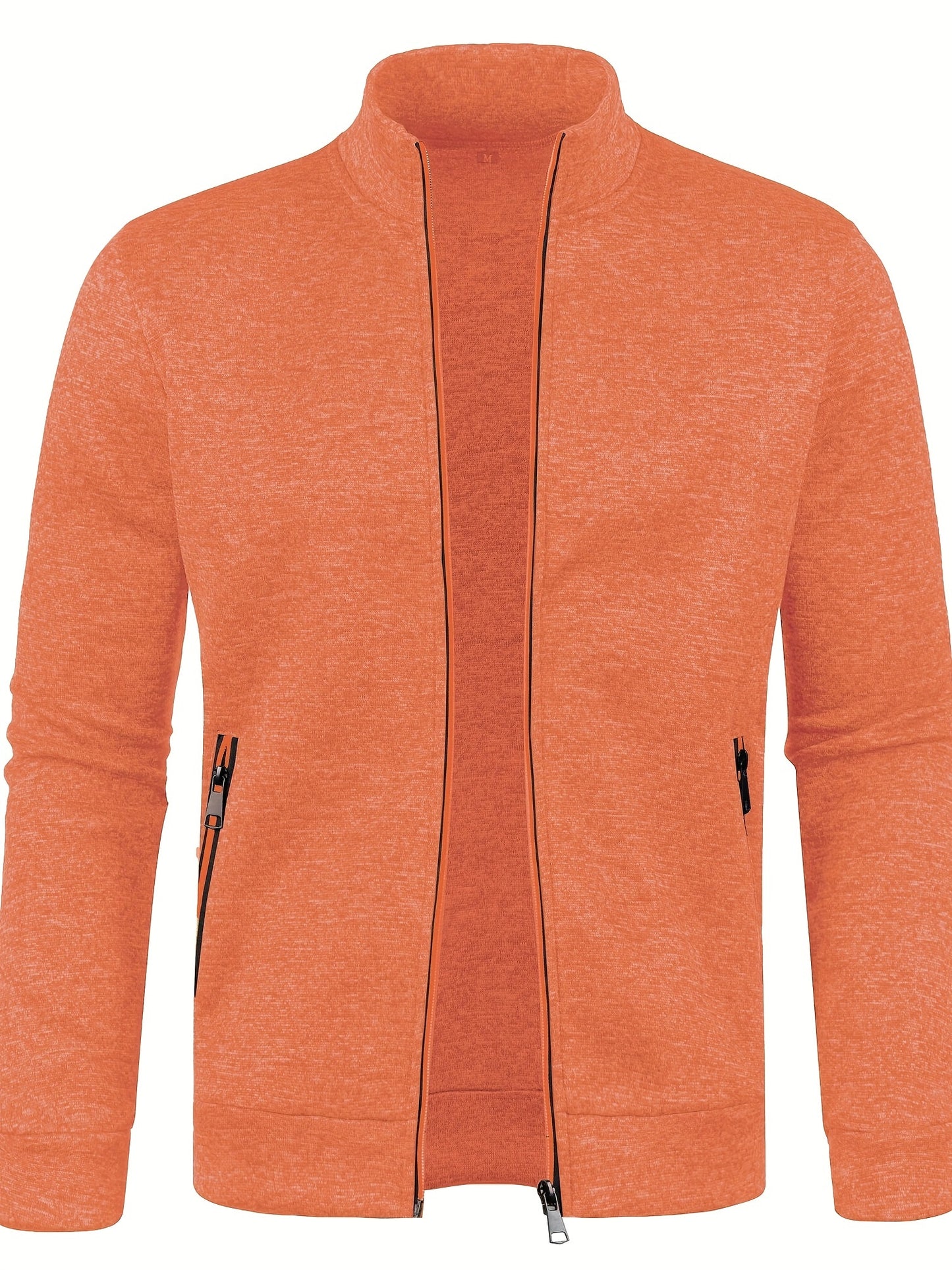 Herren-Cardigan mit Reißverschluss, lässiger Pullover für Herbst/Winter