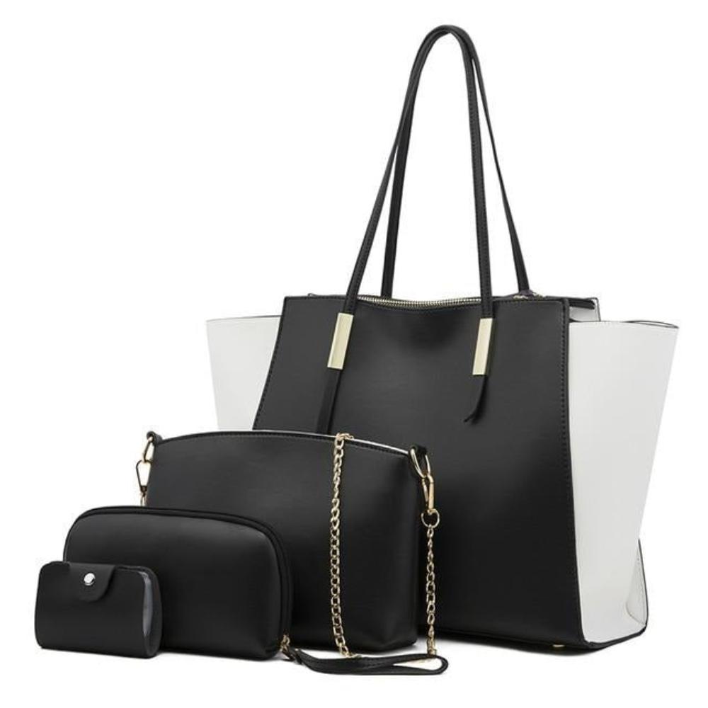 Conjunto de charme Isabella™ | Conjunto de bolsa tote luxuosa de 4 peças